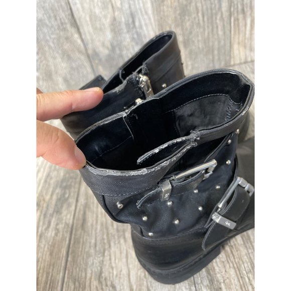 Sam Edelman CIRCUS Dannelly Studded Combat Ankle Boots Size Women Size 7 - Picture 13 of 13